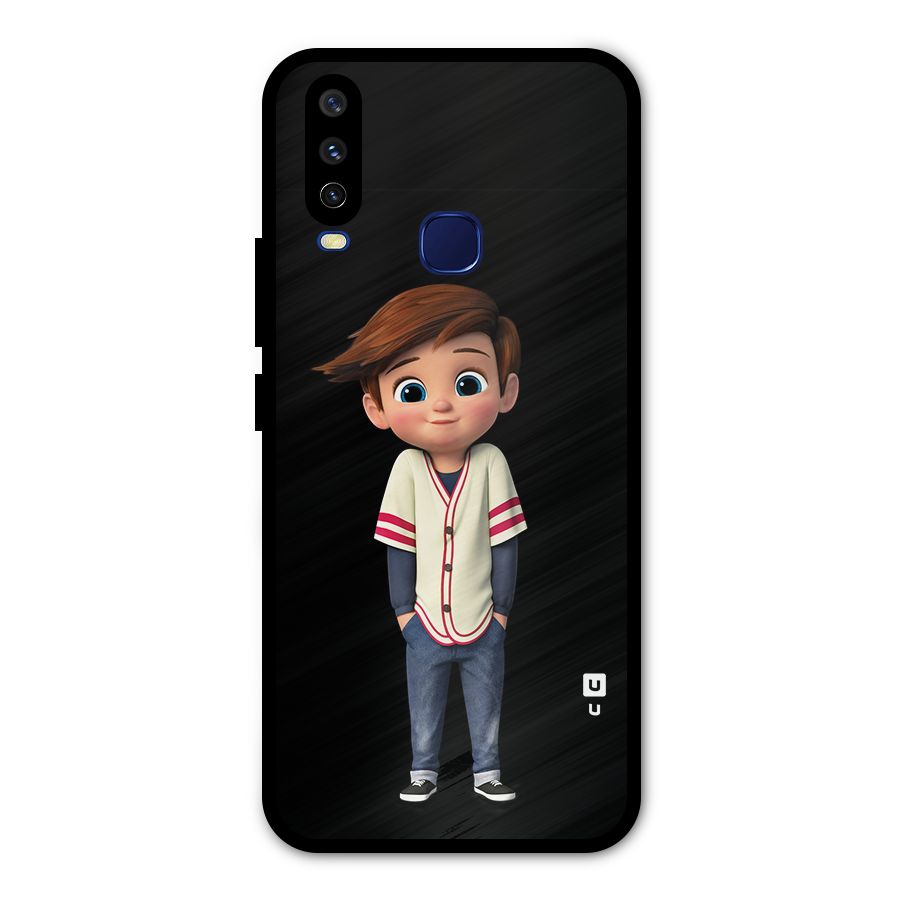 Cute Boy Tim Metal Back Case for Vivo V17