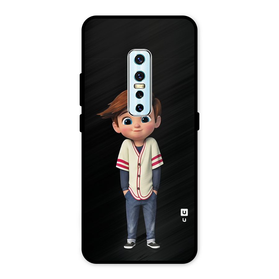 Cute Boy Tim Metal Back Case for Vivo V17 Pro