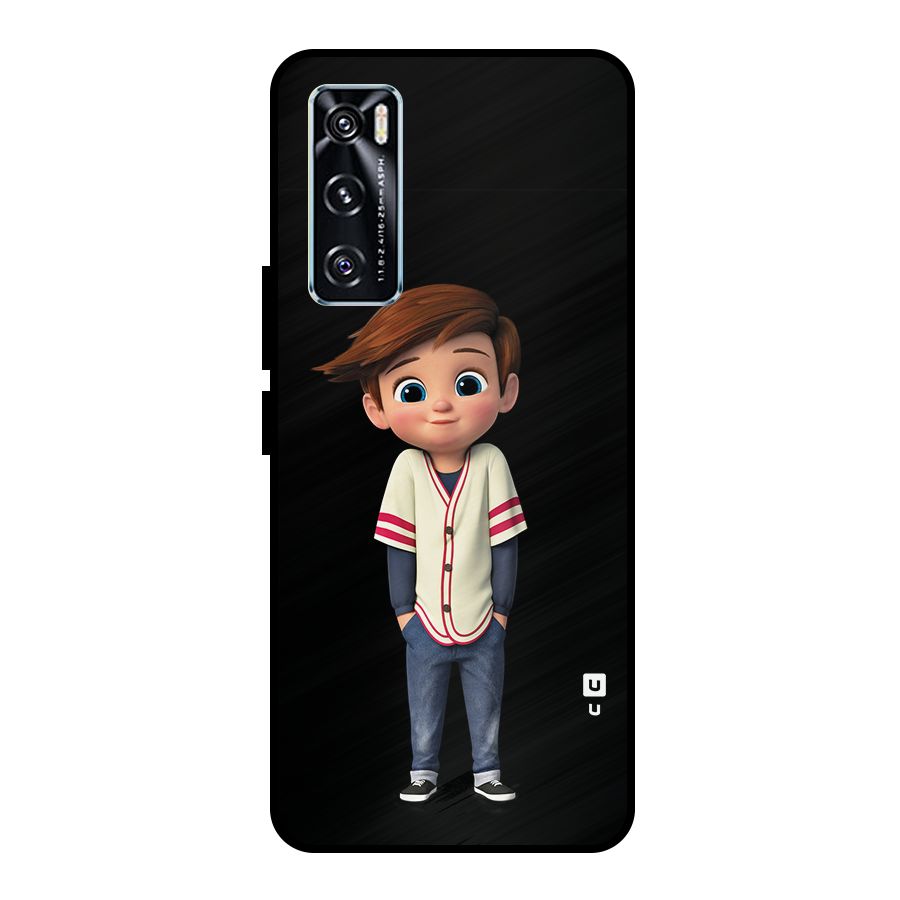 Cute Boy Tim Metal Back Case for Vivo V20 SE