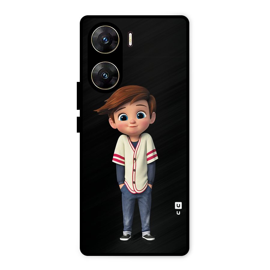 Cute Boy Tim Metal Back Case for Vivo V29e