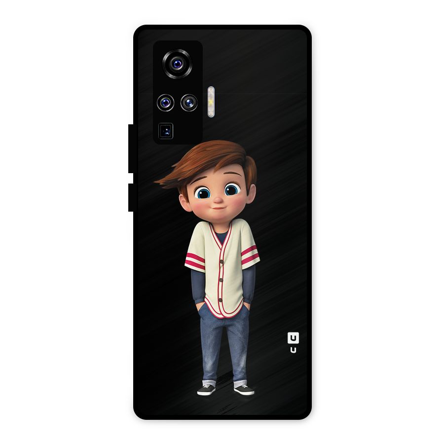Cute Boy Tim Metal Back Case for Vivo X50 Pro