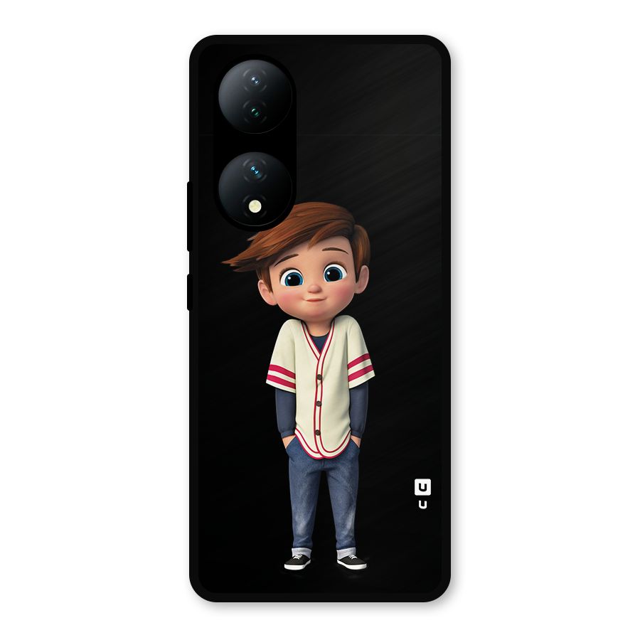 Cute Boy Tim Metal Back Case for Vivo Y100a