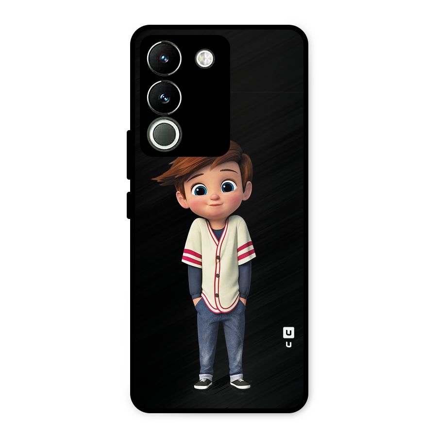 Cute Boy Tim Metal Back Case for Vivo Y200