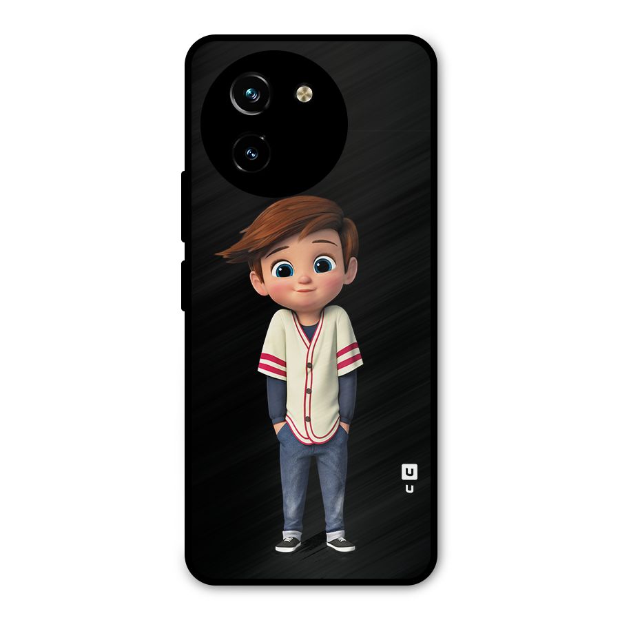 Cute Boy Tim Metal Back Case for Vivo Y200i