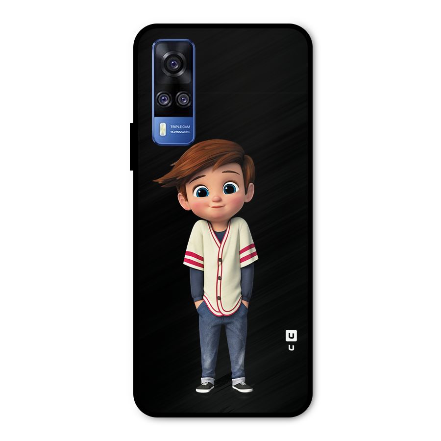 Cute Boy Tim Metal Back Case for Vivo Y31