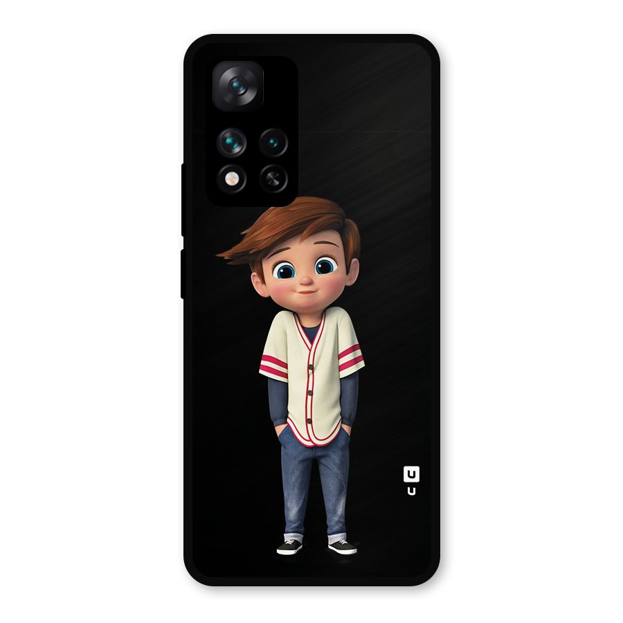 Cute Boy Tim Metal Back Case for Xiaomi 11i 5G