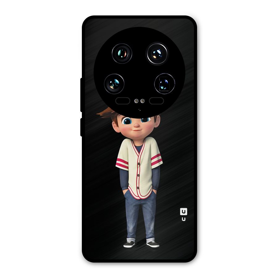 Cute Boy Tim Metal Back Case for Xiaomi 14 Ultra