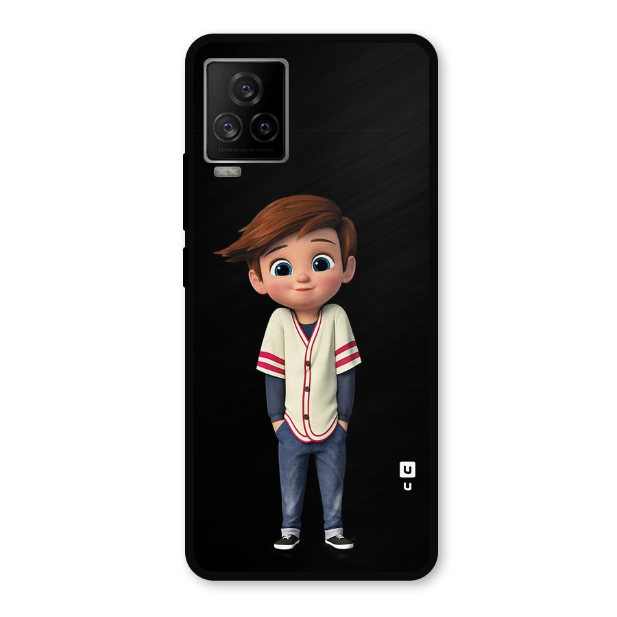 Cute Boy Tim Metal Back Case for iQOO 7 Legend 5G