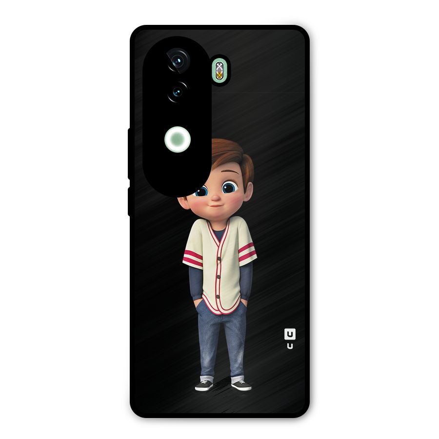 Cute Boy Tim Metal Back Case for iQOO Z9s