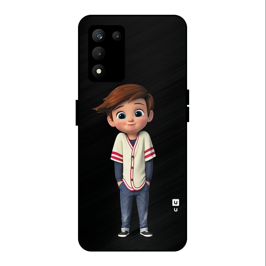 Cute Boy Tim Metal Back Case for realme 9 5G SE