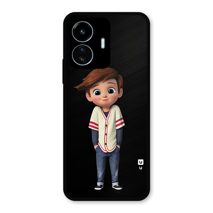 Cute Boy Tim Metal Back Case for vivo iQOO Z6 Lite 5G