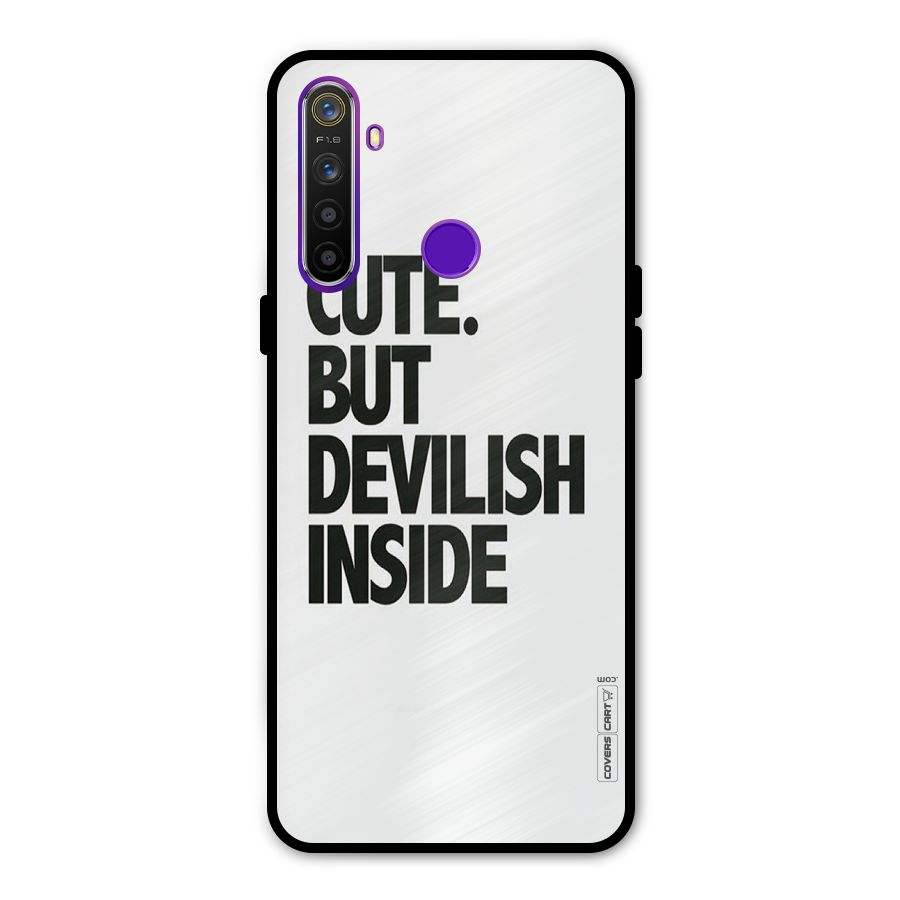 Cute But Devil Glass Back Case for Realme 5s