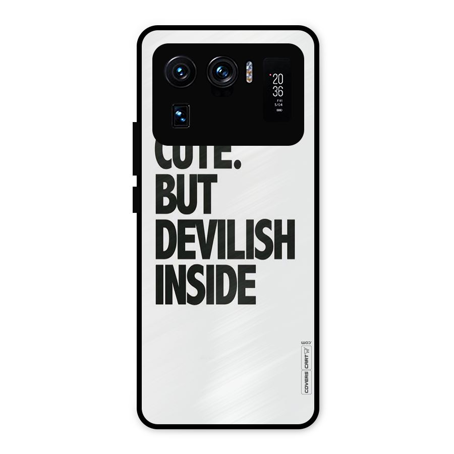 Cute But Devil Metal Back Case for Mi 11 Ultra