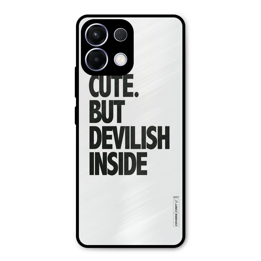 Cute But Devil Metal Back Case for Oppo K13