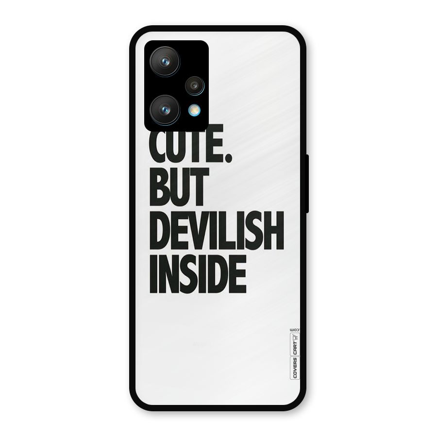 Cute But Devil Metal Back Case for Realme 9 Pro Plus 5G