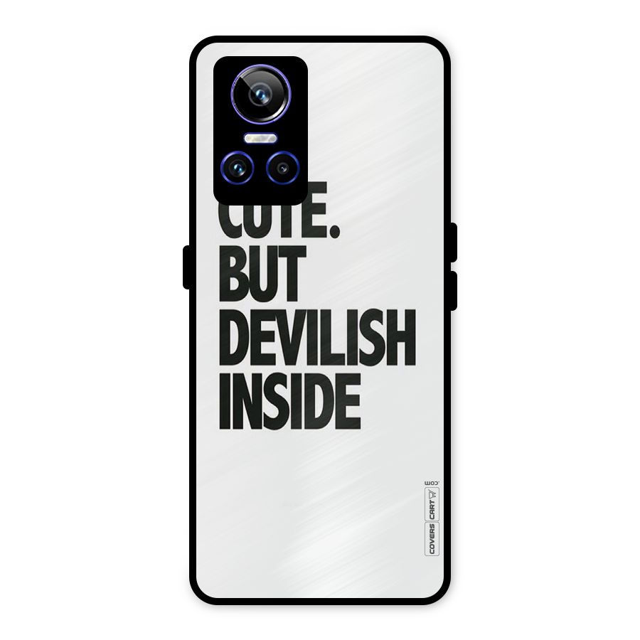 Cute But Devil Metal Back Case for Realme GT Neo 3