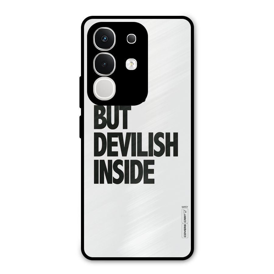 Cute But Devil Metal Back Case for iQOO Z10x
