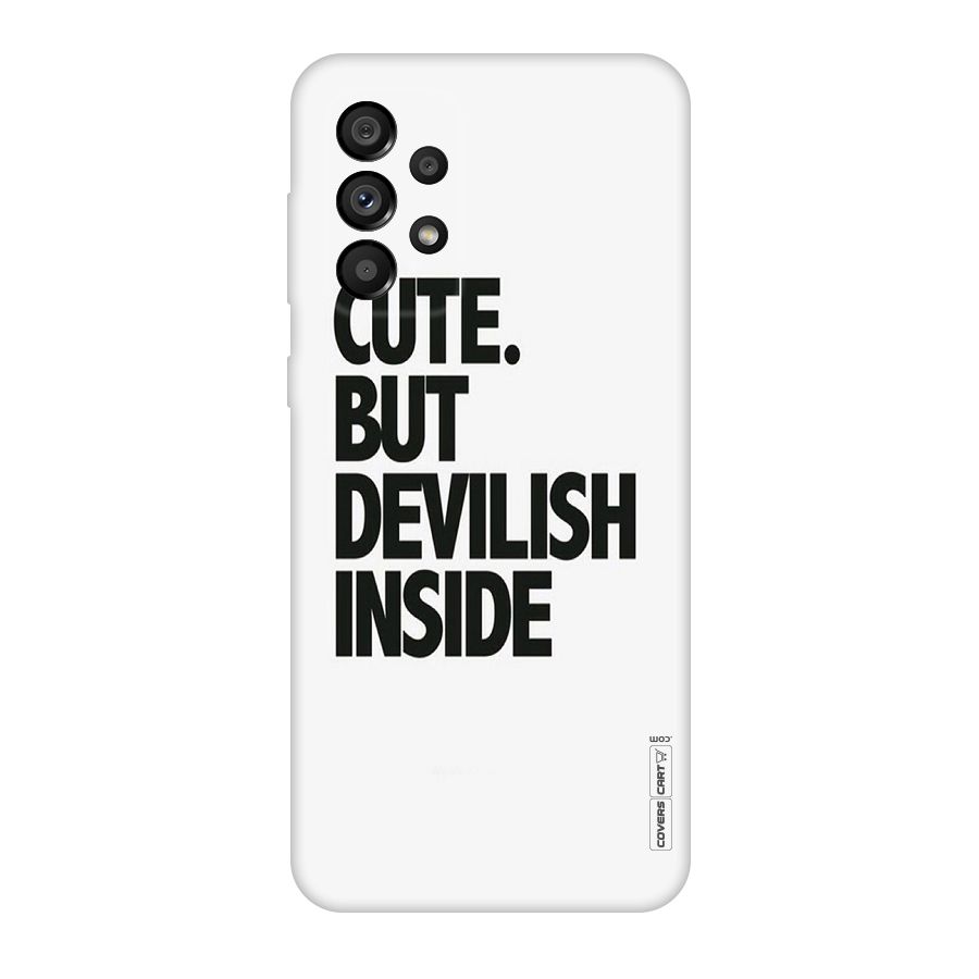 Cute But Devil Original Polycarbonate Back Case for Galaxy A73 5G