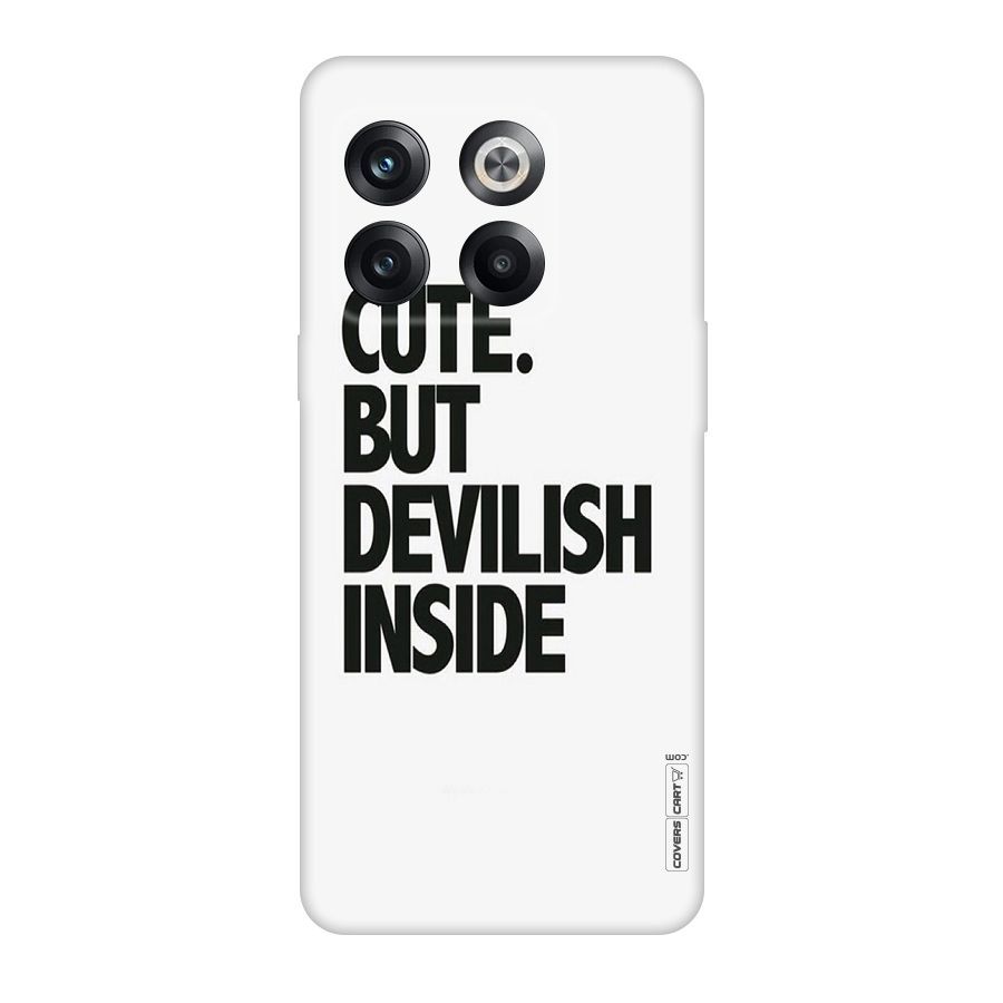 Cute But Devil Original Polycarbonate Back Case for OnePlus 10T