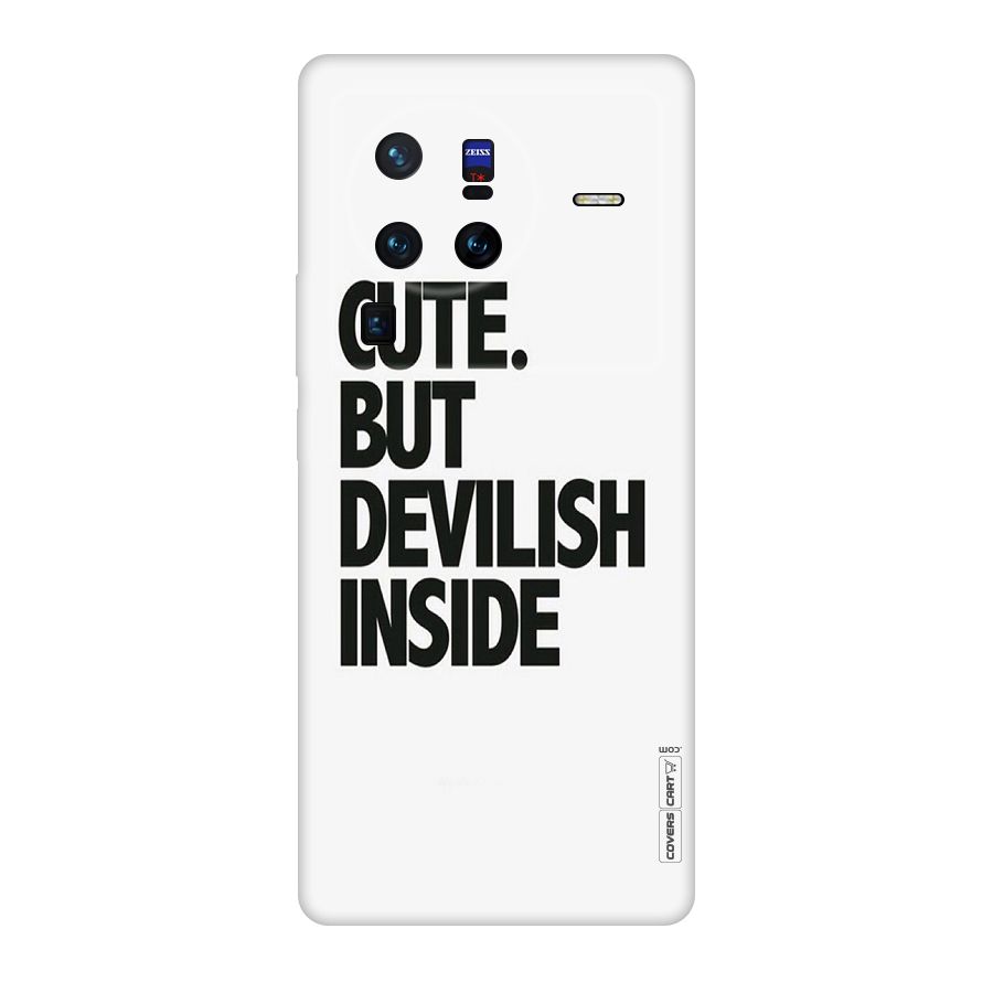 Cute But Devil Original Polycarbonate Back Case for Vivo X80