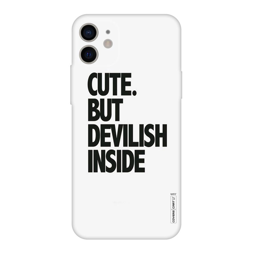 Cute But Devil Original Polycarbonate Back Case for iPhone 11