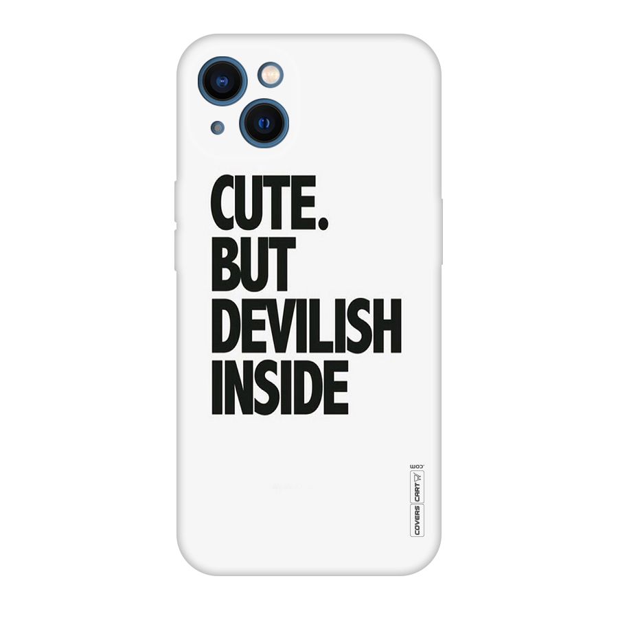 Cute But Devil Original Polycarbonate Back Case for iPhone 13