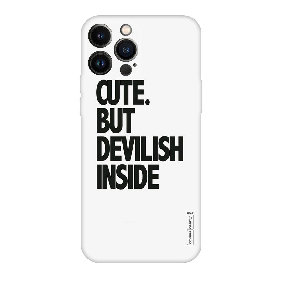 Cute But Devil Original Polycarbonate Back Case for iPhone 13 Pro Max