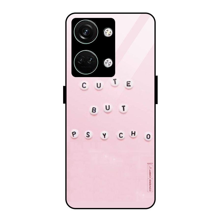 Cute But Psycho Glass Back Case for Oneplus Nord 3