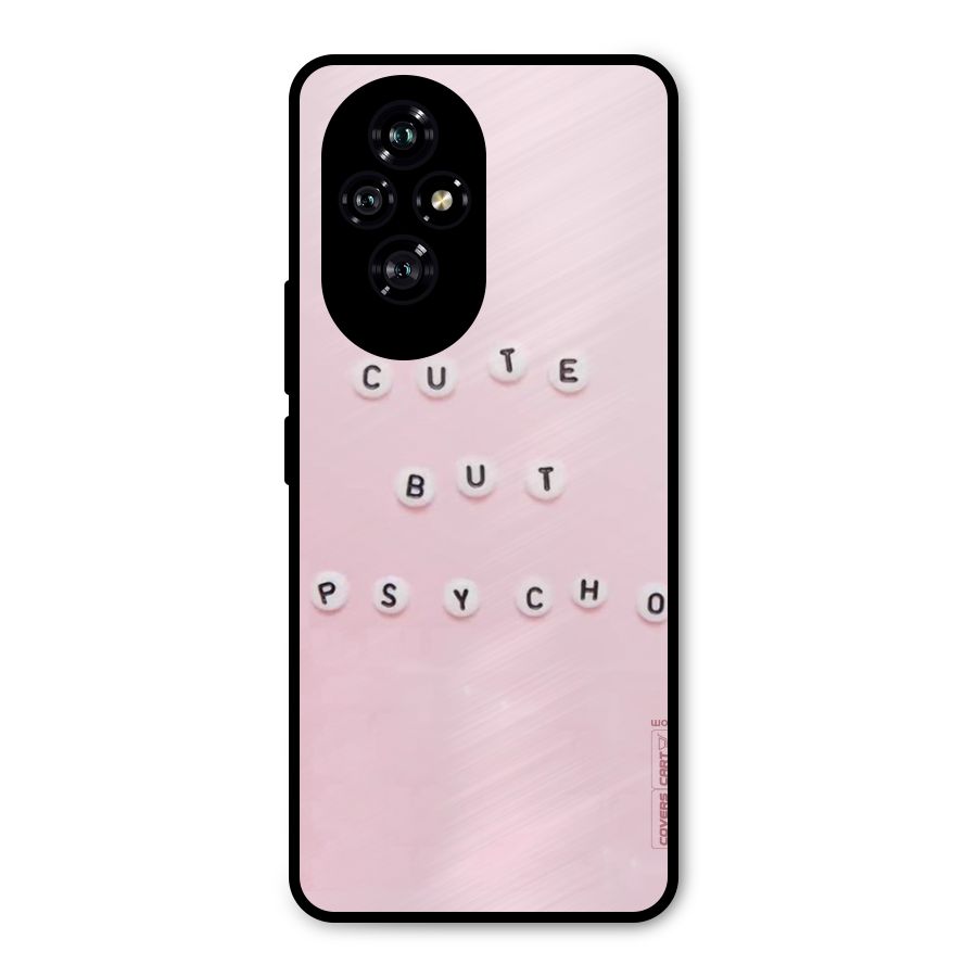 Cute But Psycho Metal Back Case for Honor 200