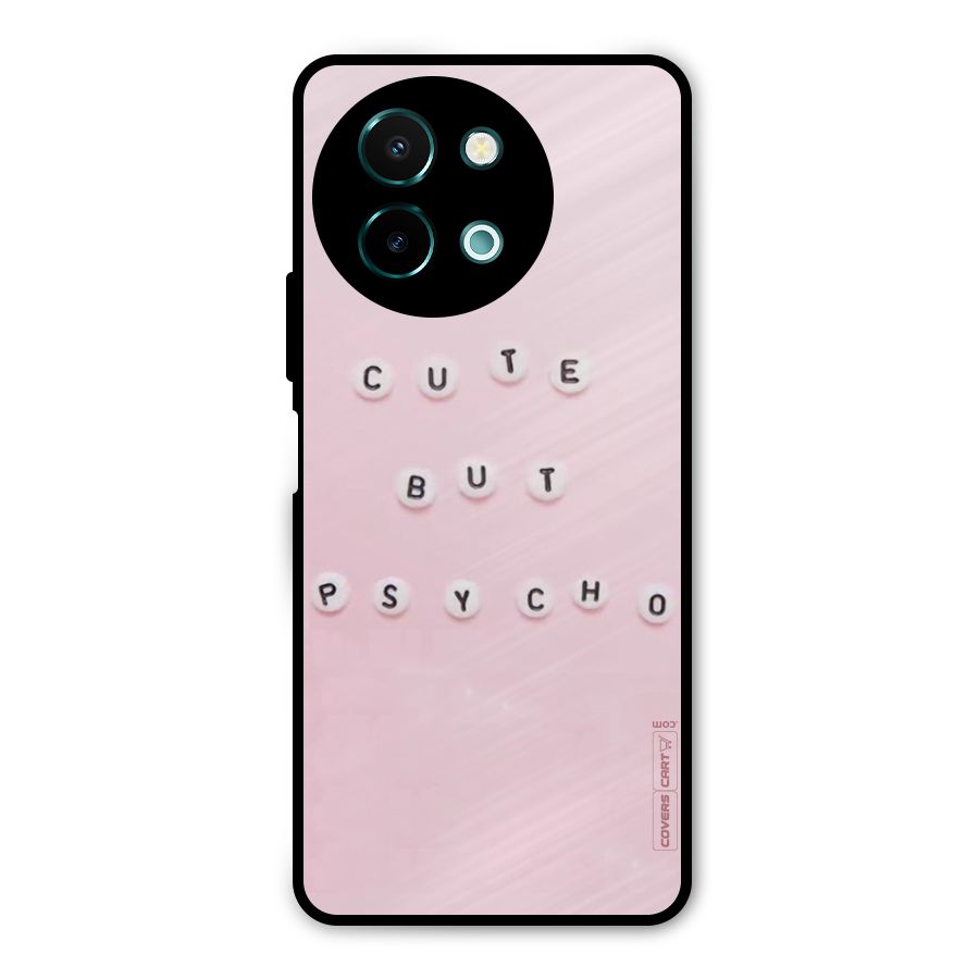 Cute But Psycho Metal Back Case for Vivo Y58
