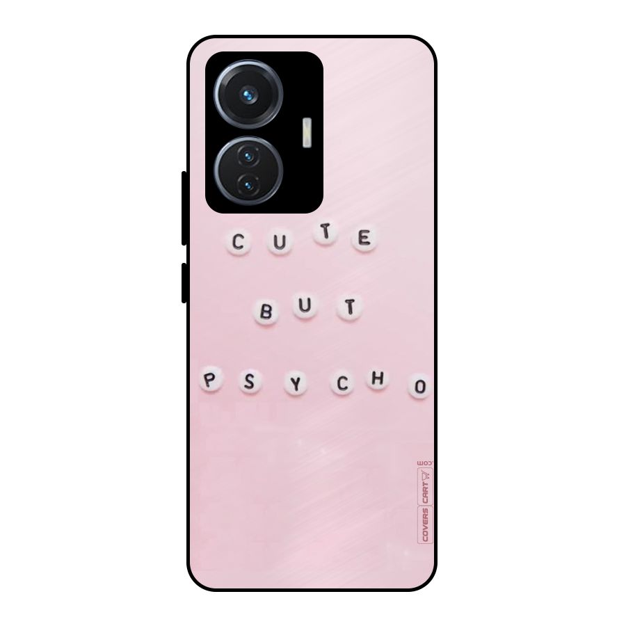 Cute But Psycho Metal Back Case for iQOO Z6 44W