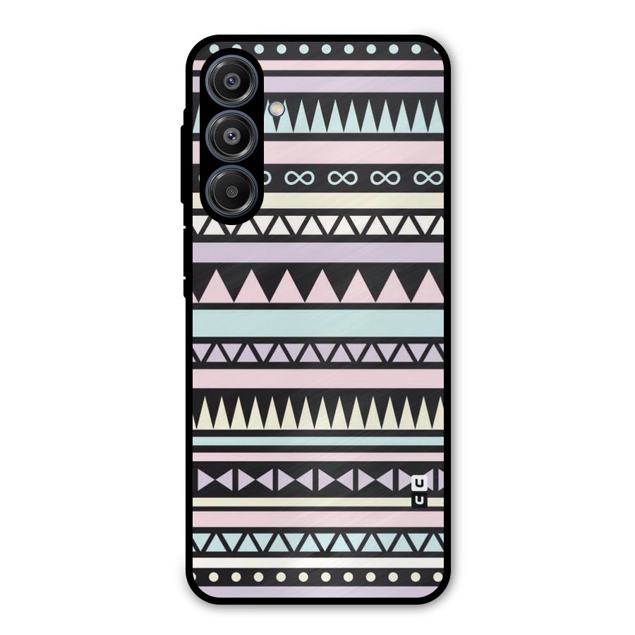Cute Chev Pattern Metal Back Case for Galaxy A16 5G