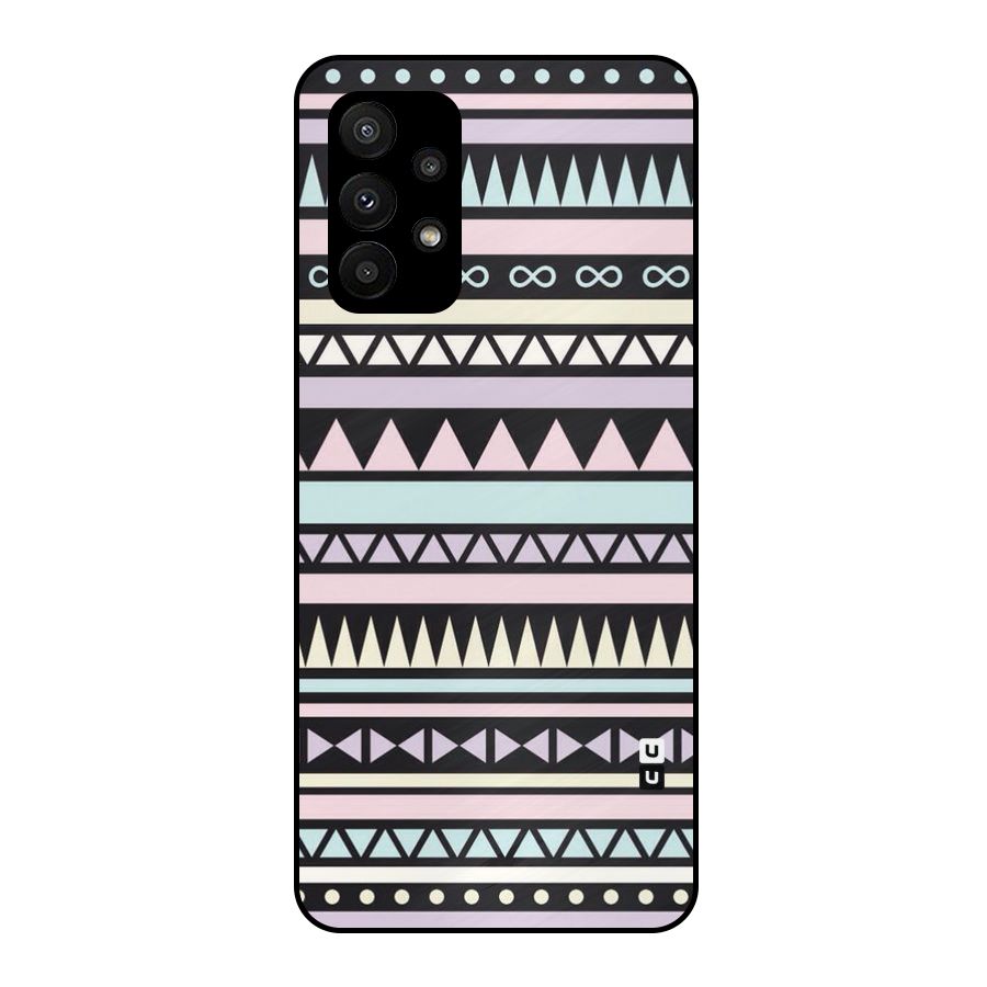 Cute Chev Pattern Metal Back Case for Galaxy A23