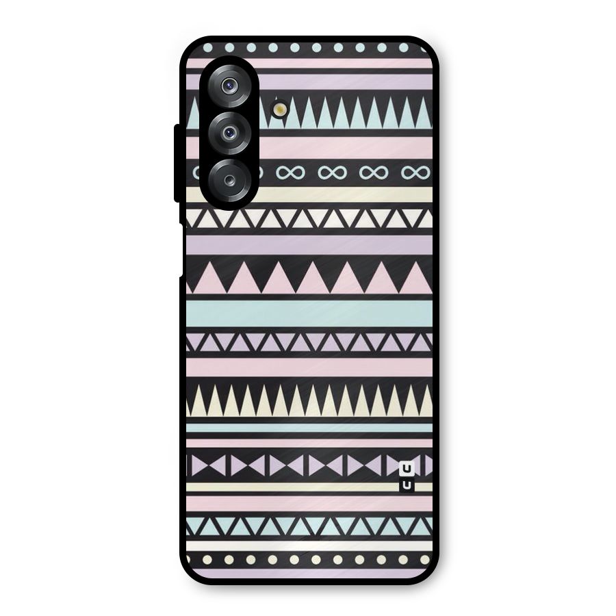 Cute Chev Pattern Metal Back Case for Galaxy A26