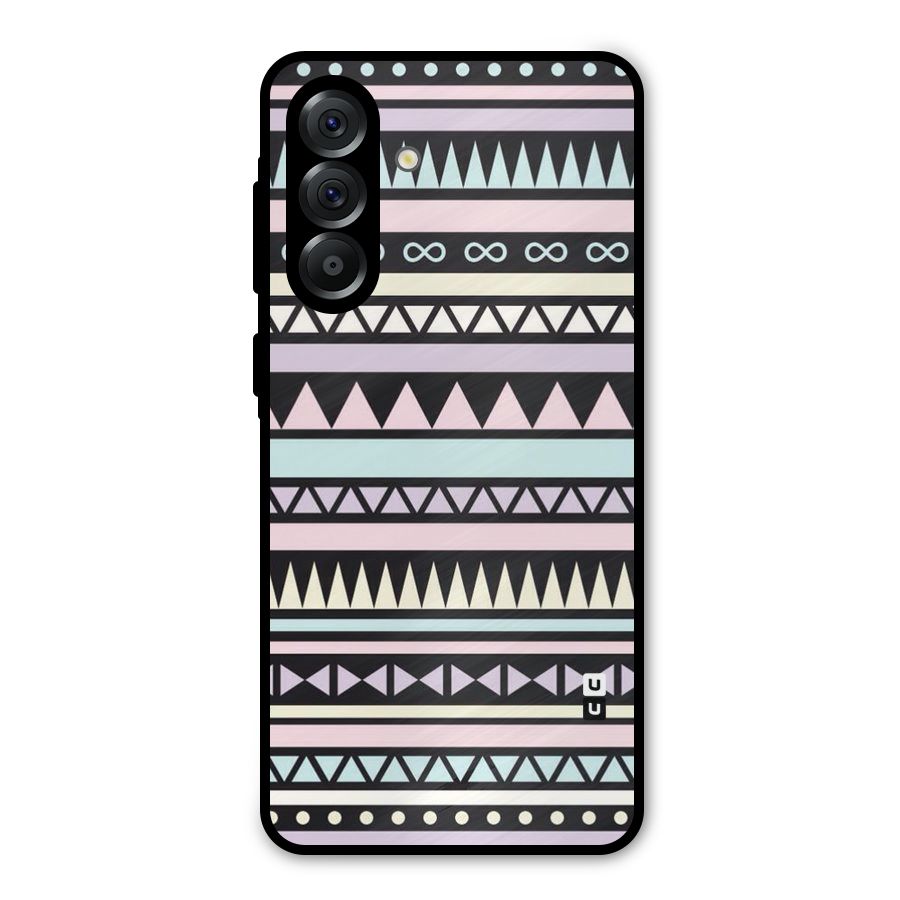 Cute Chev Pattern Metal Back Case for Galaxy A36