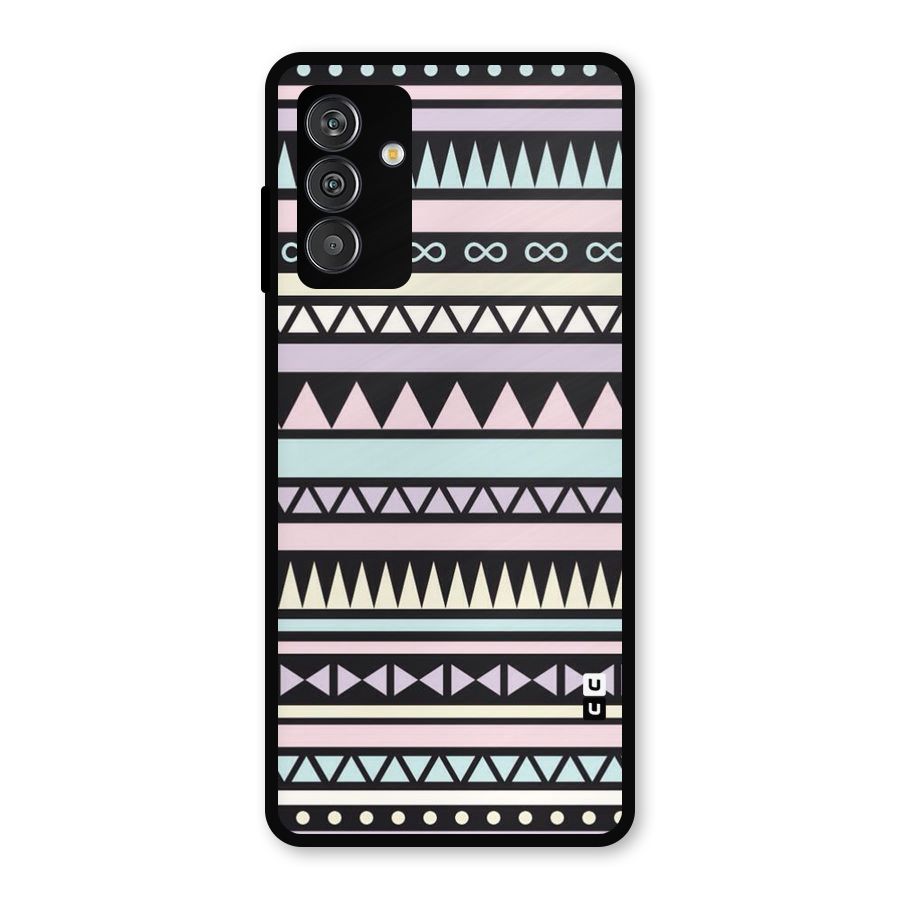 Cute Chev Pattern Metal Back Case for Galaxy F13