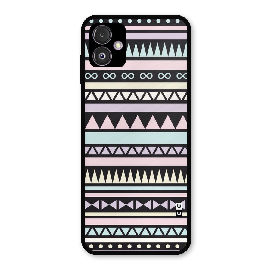 Cute Chev Pattern Metal Back Case for Galaxy F14