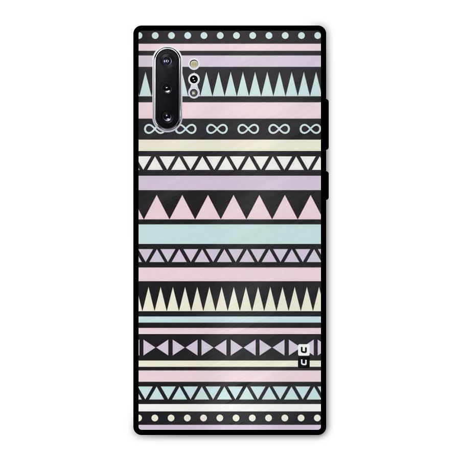 Cute Chev Pattern Metal Back Case for Galaxy Note 10 Plus