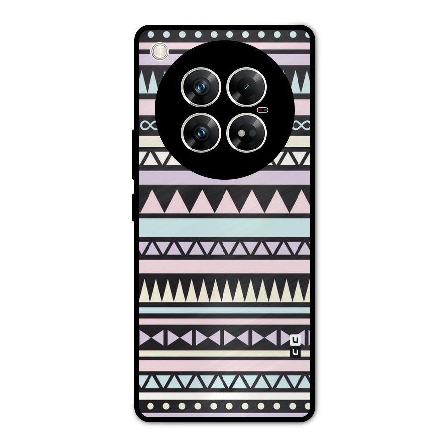 Cute Chev Pattern Metal Back Case for Infinix Zero 40 5G