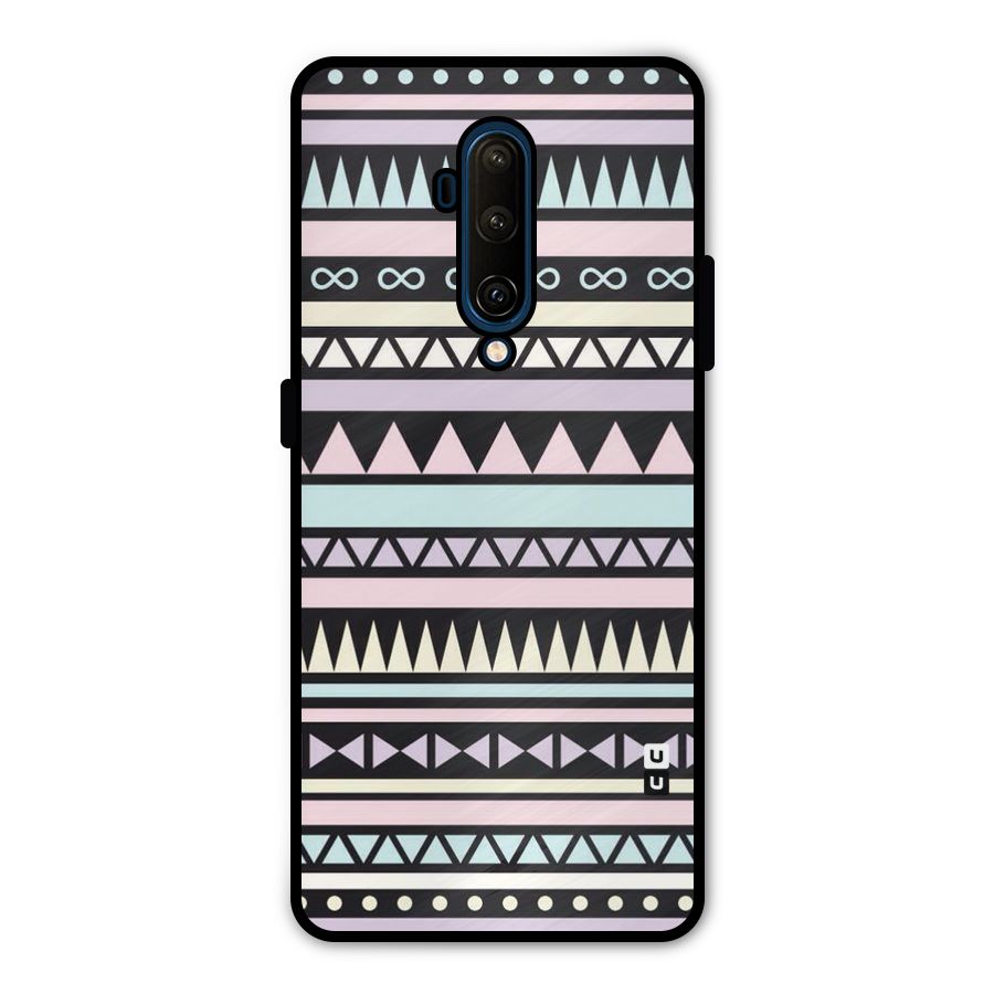 Cute Chev Pattern Metal Back Case for OnePlus 7T Pro