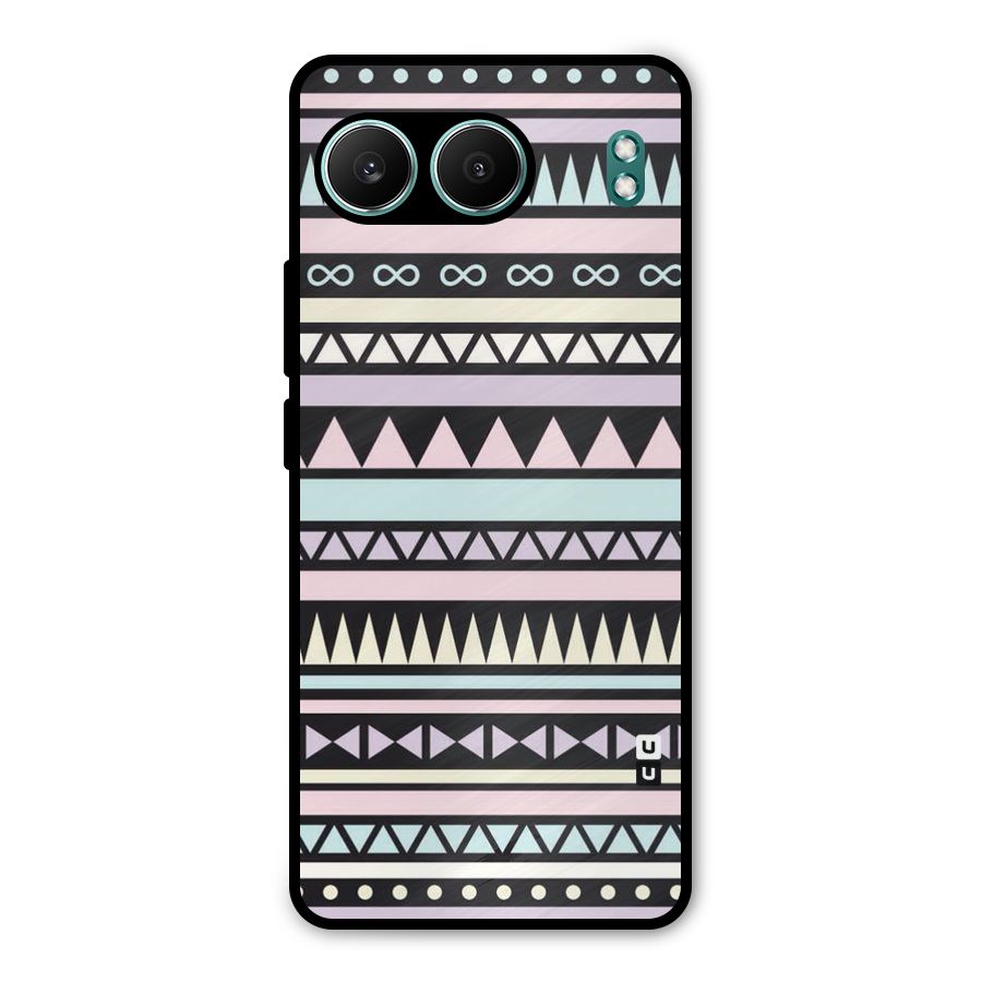 Cute Chev Pattern Metal Back Case for OnePlus Nord 4