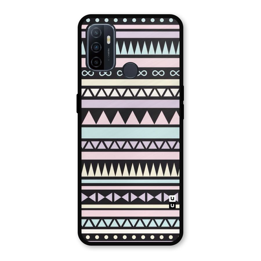 Cute Chev Pattern Metal Back Case for Oppo A53