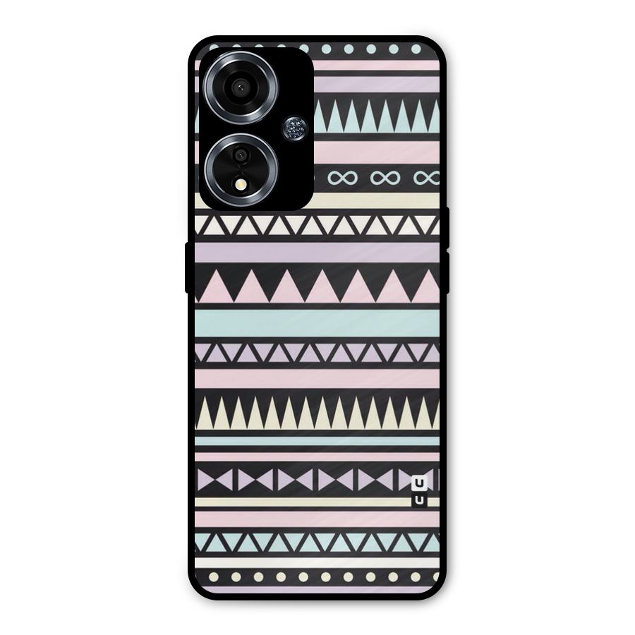 Cute Chev Pattern Metal Back Case for Oppo A59