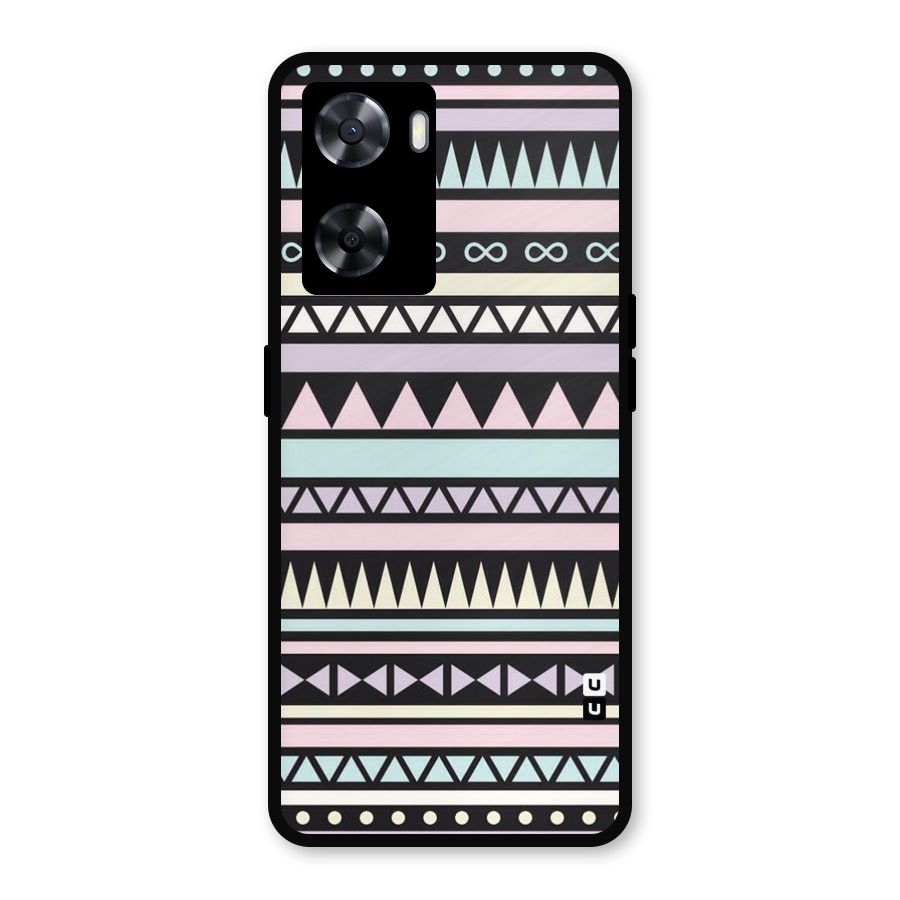 Cute Chev Pattern Metal Back Case for Oppo A77
