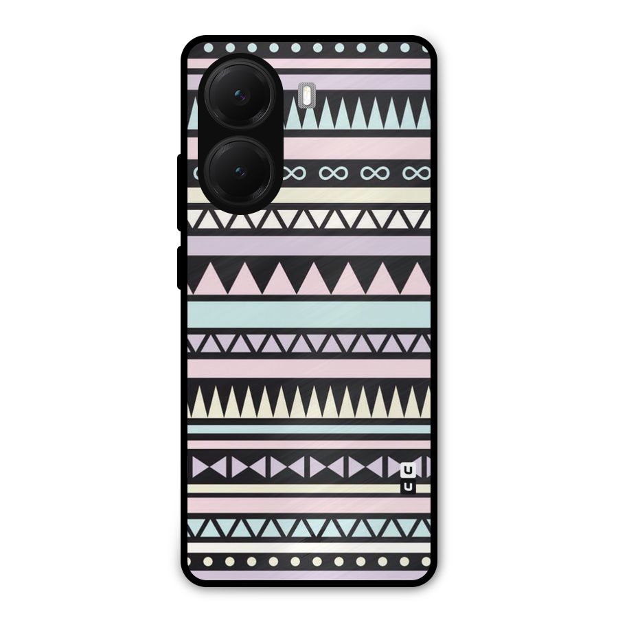 Cute Chev Pattern Metal Back Case for Poco X7 Pro