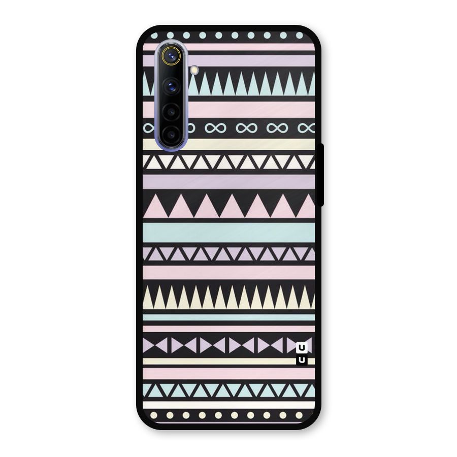 Cute Chev Pattern Metal Back Case for Realme 6