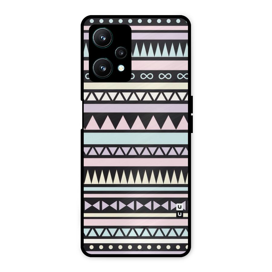 Cute Chev Pattern Metal Back Case for Realme 9 Pro 5G