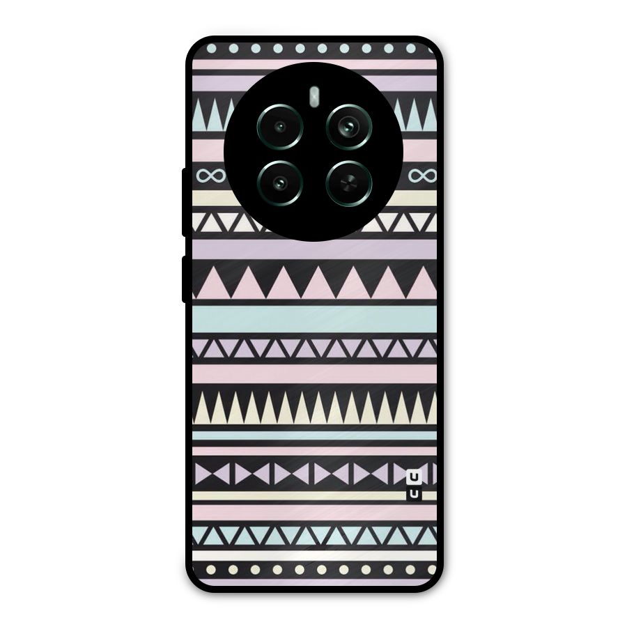 Cute Chev Pattern Metal Back Case for Realme Narzo 70 Pro