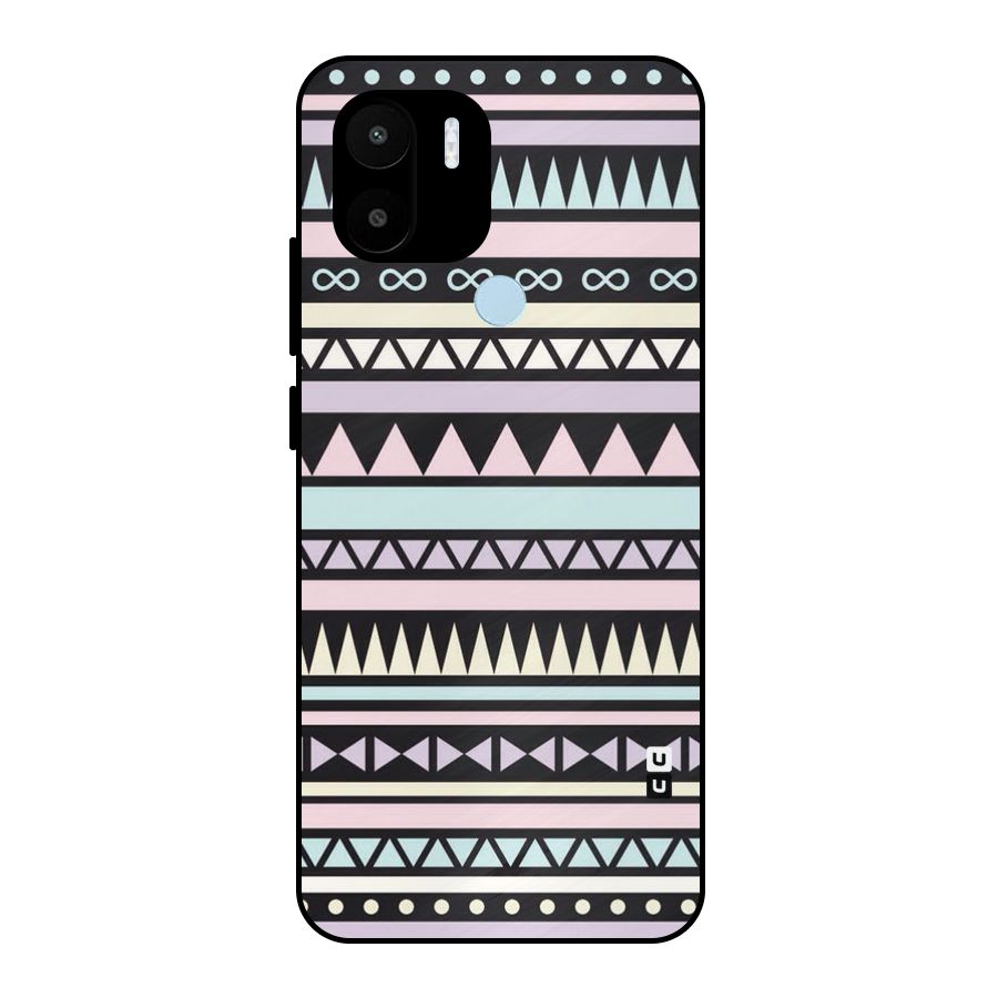 Cute Chev Pattern Metal Back Case for Redmi A2+