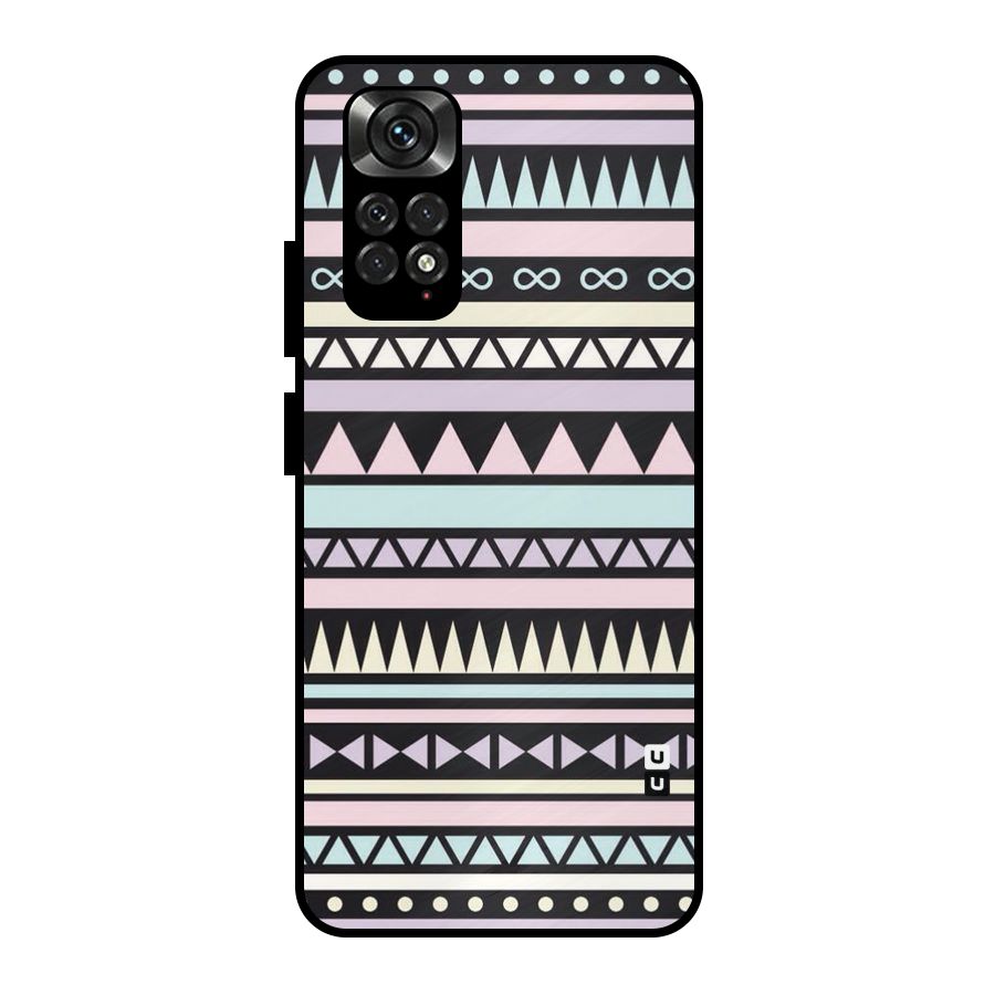 Cute Chev Pattern Metal Back Case for Redmi Note 11 Pro